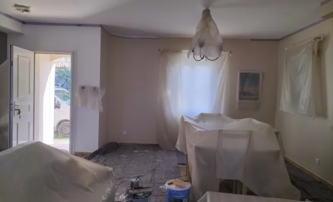 Rénovation de peinture mur et plafond à Sanary-sur-Mer